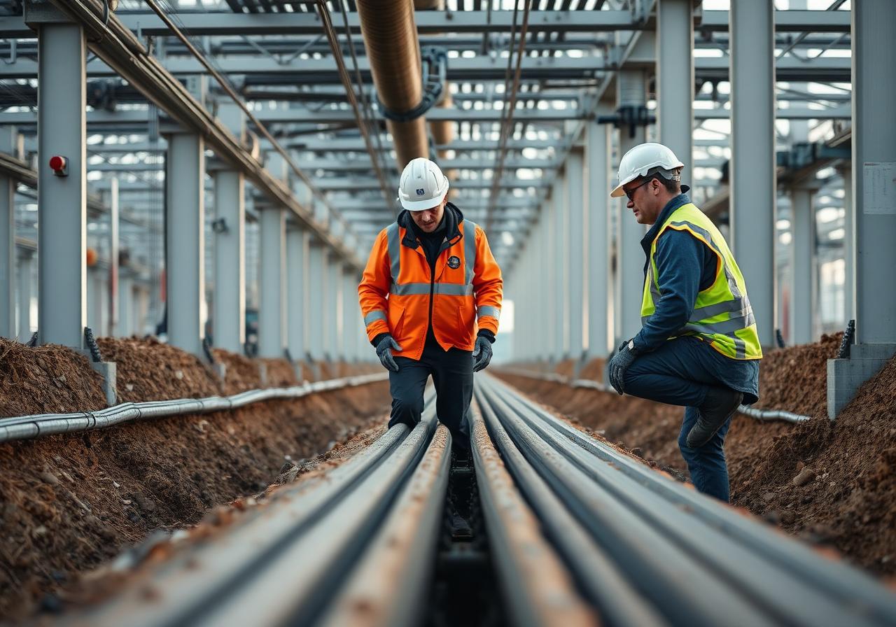 Technische professionals aan het werk